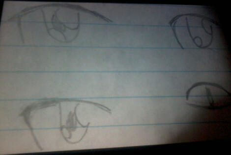 Random Eye Sketch Practice